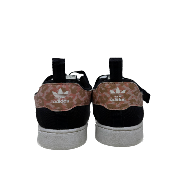 Adidas Girls Black | White Sneakers Size: 9 Toddler Black | White