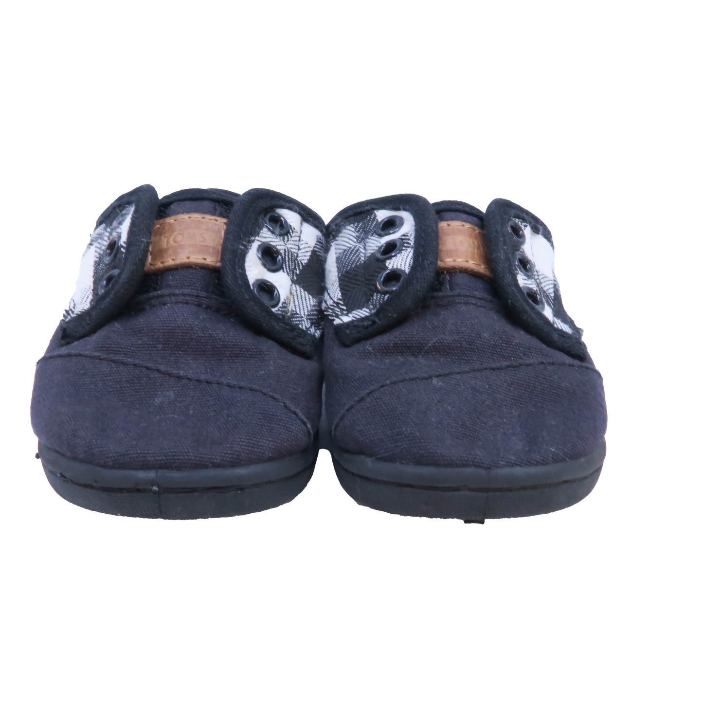 Toms Boys Black | White Shoes Size: 4 Infant Black | White