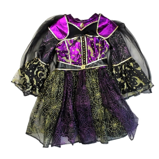 Teetot Girls Black Witch Costume Size: 5-6 Years Black Witch