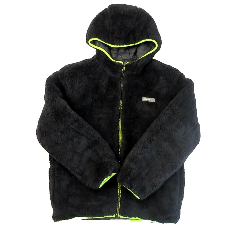 Eddie Bauer Boys Black | Yellow Winter Coat Size: 14-16 Years Black | Yellow