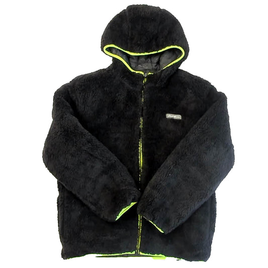 Eddie Bauer Boys Black | Yellow Winter Coat Size: 14-16 Years Black | Yellow