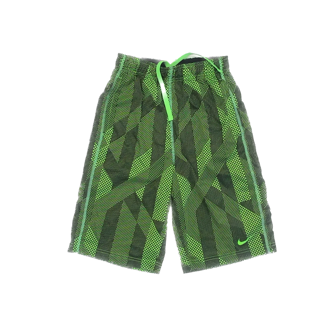 Nike Boys Black | Yellow Athletic Shorts Size: YLG (14-16 Years) Black | Yellow