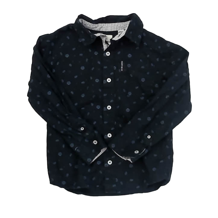 Ben Sherman Boys Black Button Down Long Sleeve Size: 5T Black