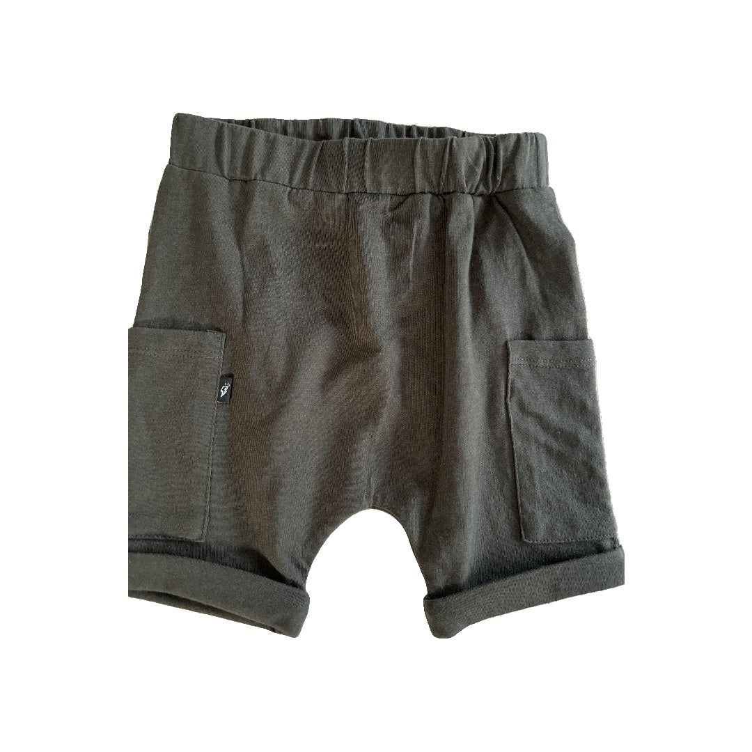 Mini Heroes Boys Black Shorts Size: 18 months Black