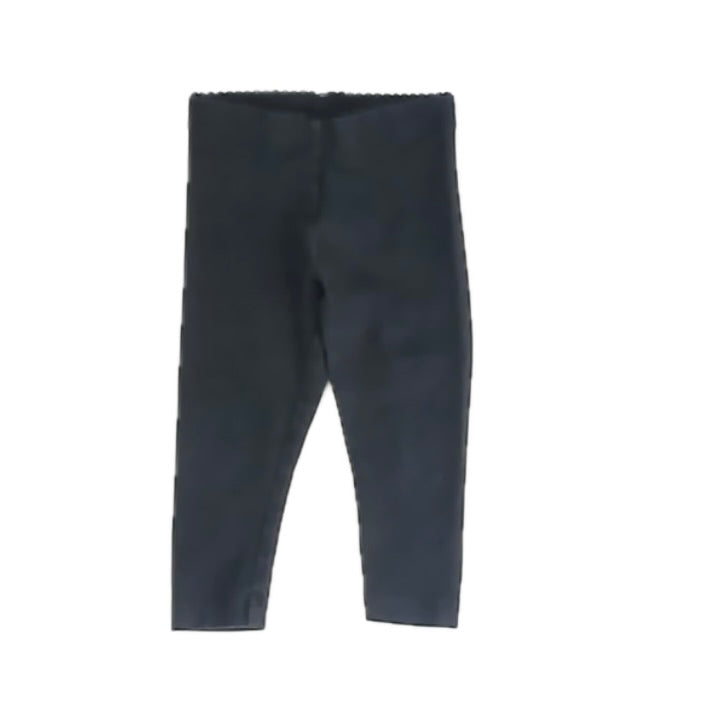 Tea Collection Girls Black Leggings Size: 6-9 Months Black