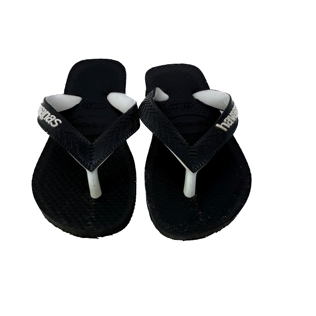 Havaianas Unisex Black Flip Flops Size: 9 Toddler Black