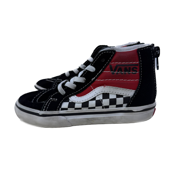Vans Boys Black Sneakers Size: 9 Toddler Black