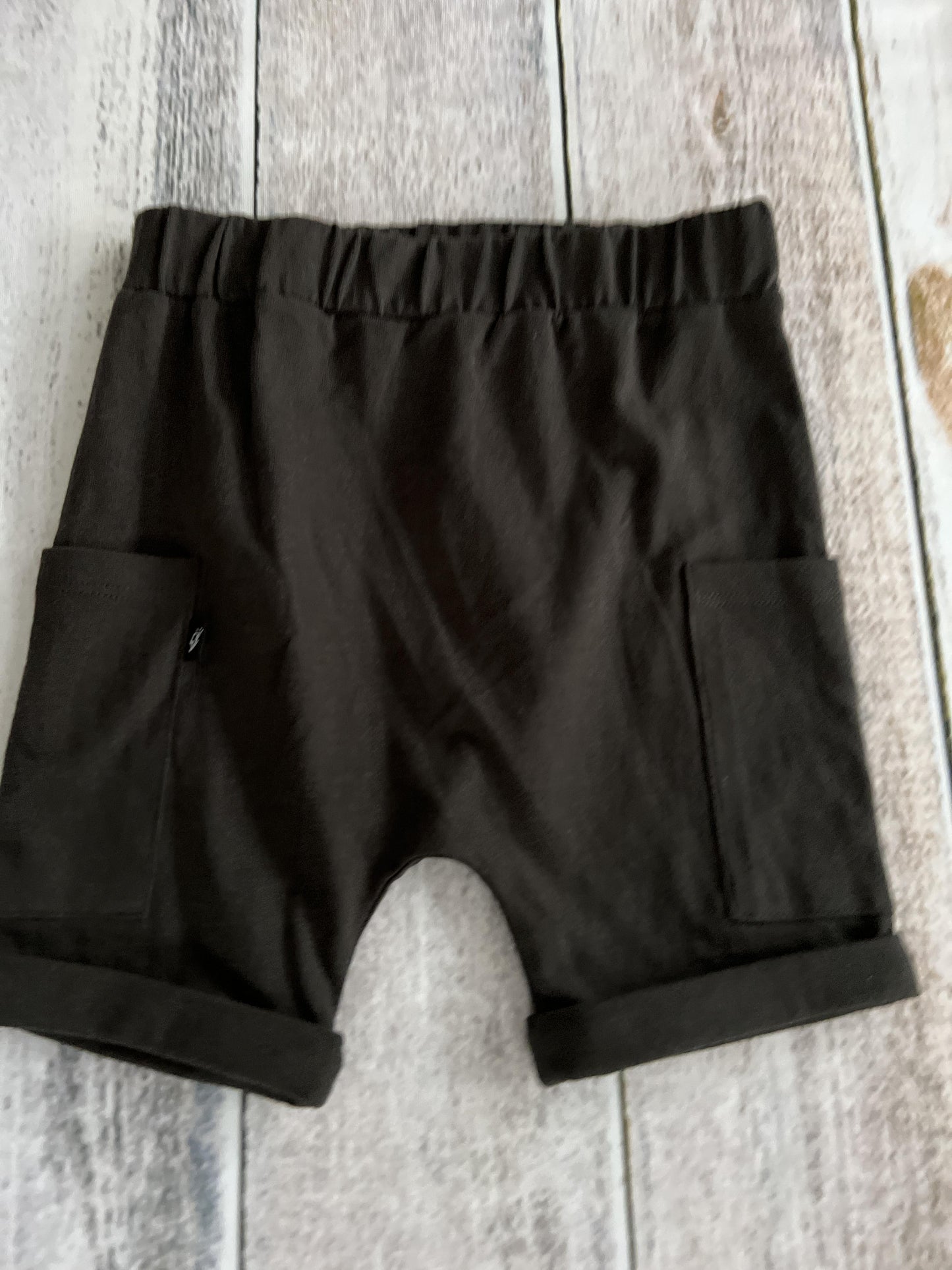 Mini Heroes Boys Black Shorts Size: 24 months Black