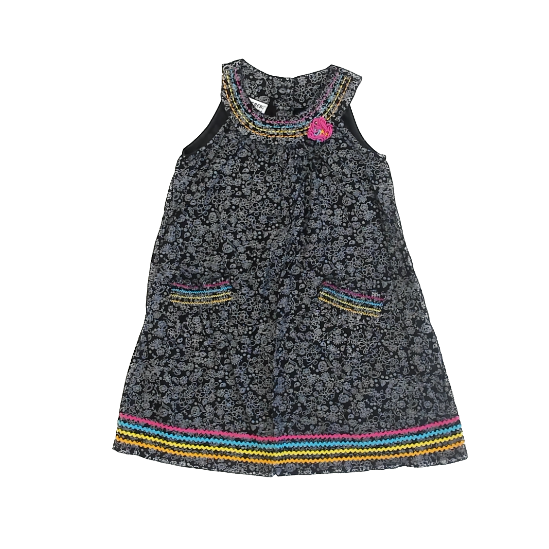 BlueBeri Boulevard Girls Black Dress Size: 6 Years Black