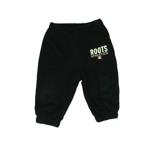 Roots Kids Boys Black Casual Pants Size: 6-12 Months Black
