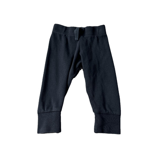 Colored Organics Unisex Black Pants Size: 6-12 months Black