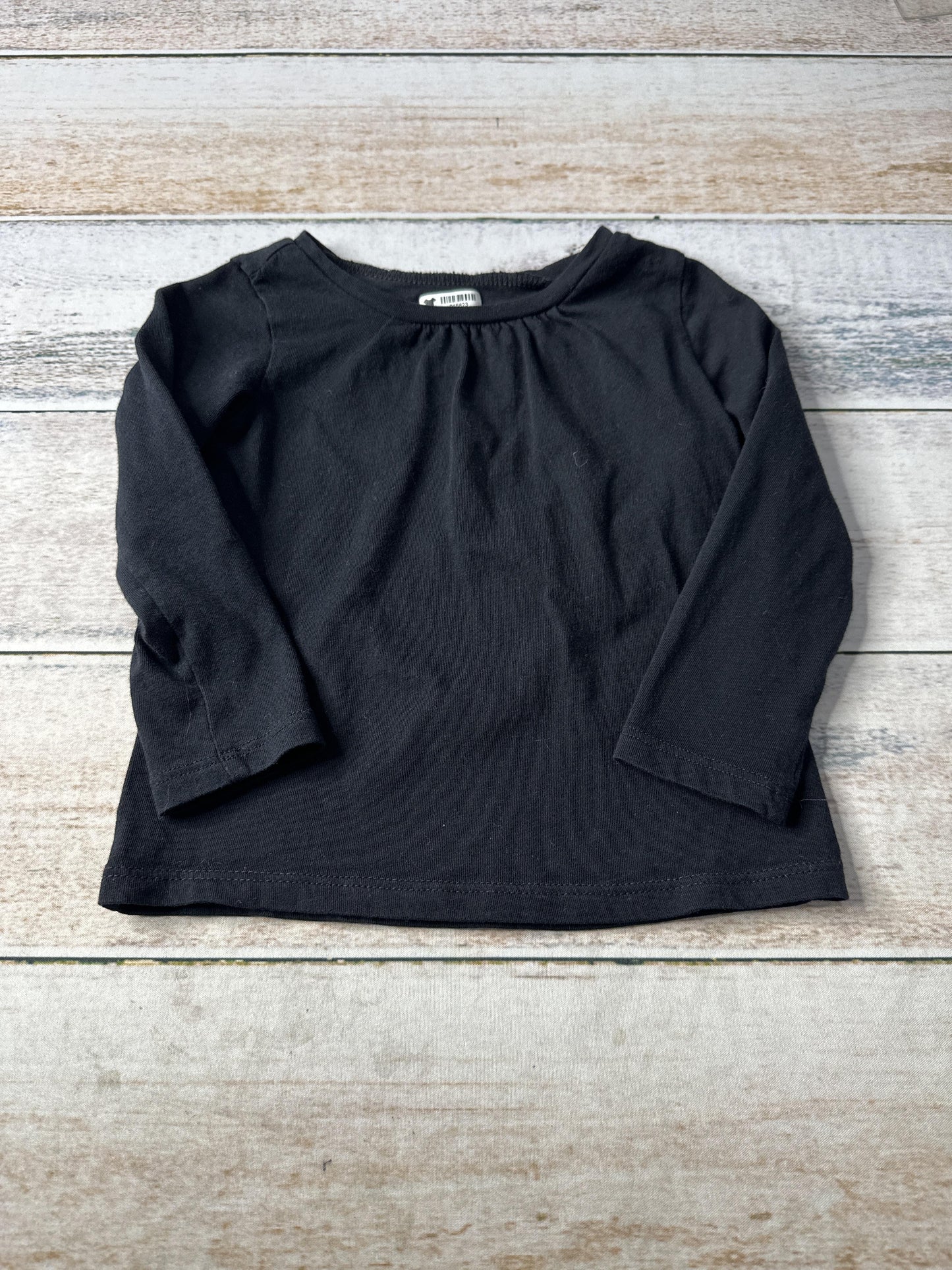 Harper Canyon Girls Black Long Sleeve Shirt Size: 18 months Black