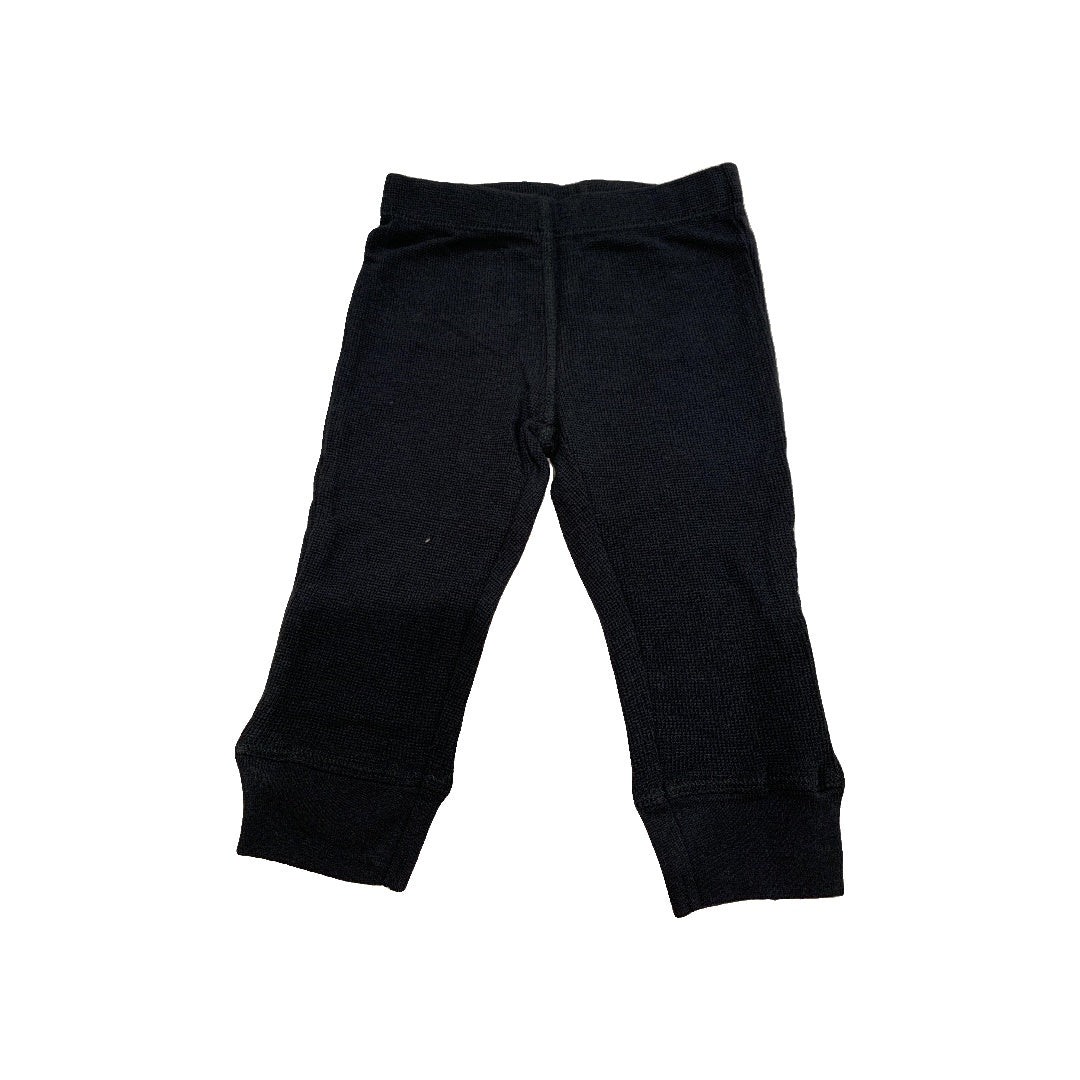 Leveret Unisex Black Pants Size: 6-9 months Black