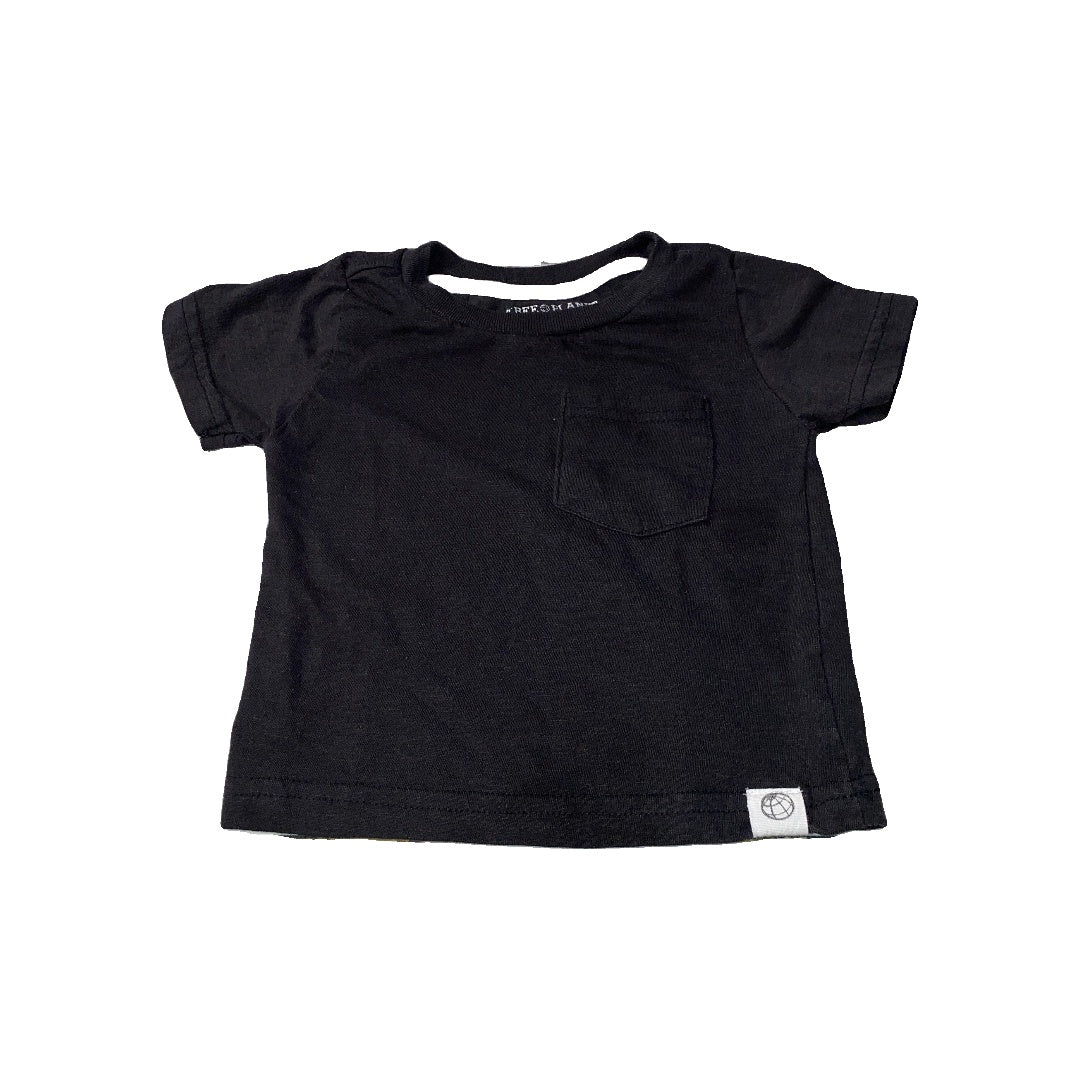Free Planet Boys Black T-Shirt Size: 12M Black
