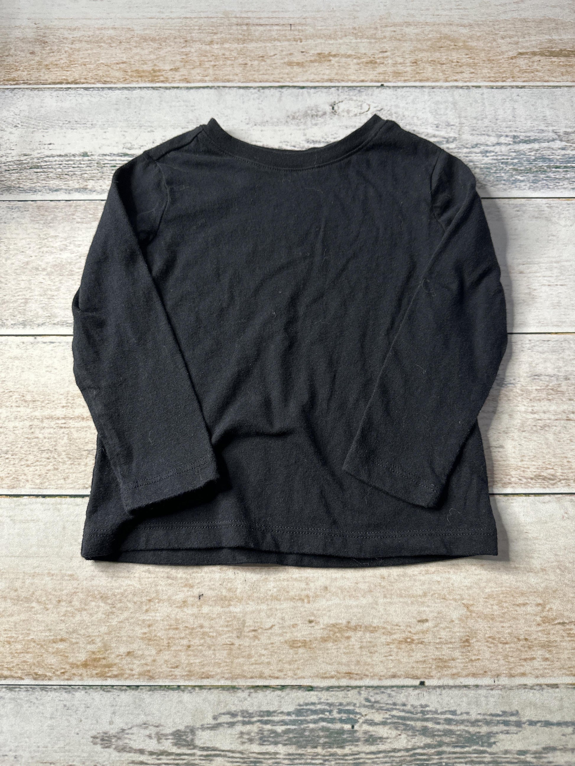 Old Navy Unisex Black Long Sleeve Shirt Size: 2T Black