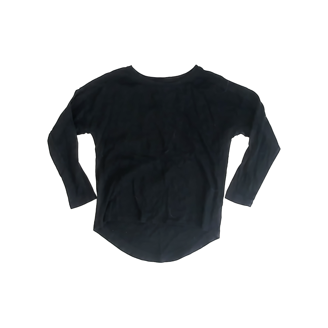 Old Navy Girls black Long Sleeve T-Shirt Size: 6-7 Years black