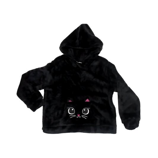 H&M Girls Black Hoodie Size: 6 Years Black