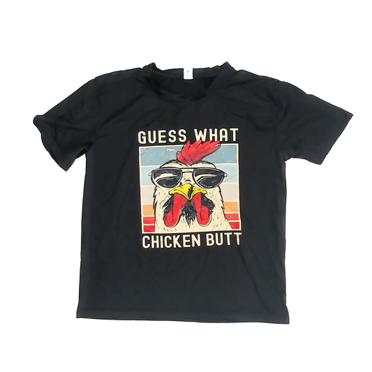 Shein Boys Black T-Shirt Size: 11-12 Years Black