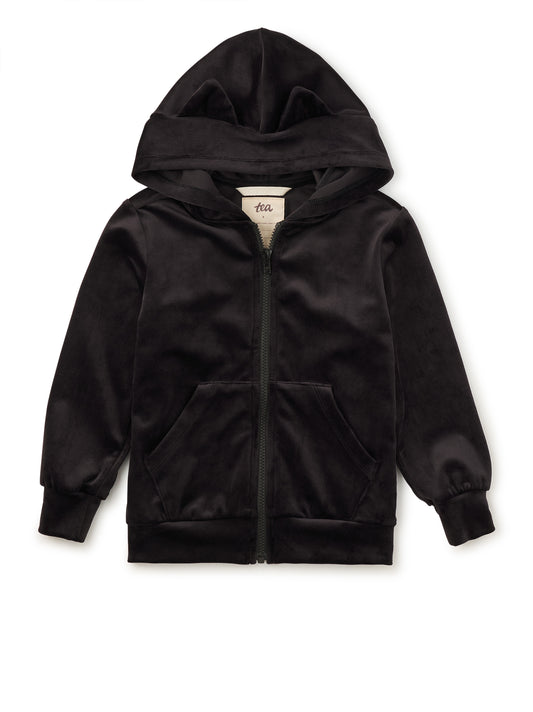 Tea Collection Girls Black Hoodie Size: 5T Black