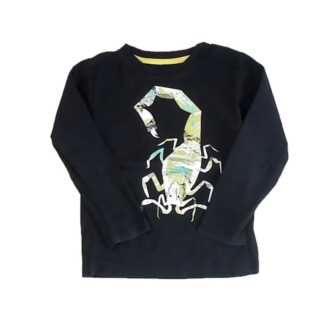 Tea Collection Boys Black Long Sleeve T-Shirt Size: 5T Black