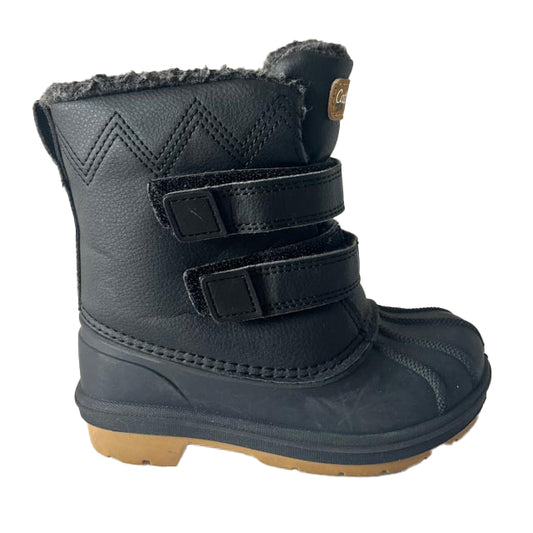 Cat & Jack Boys Black Boots Size: 9 Toddler