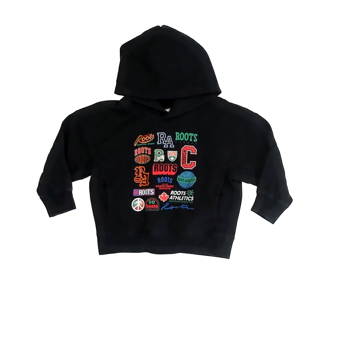 Roots Boys Black Hoodie Size: 4T Black