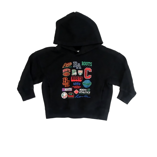 Roots Boys Black Hoodie Size: 4T Black