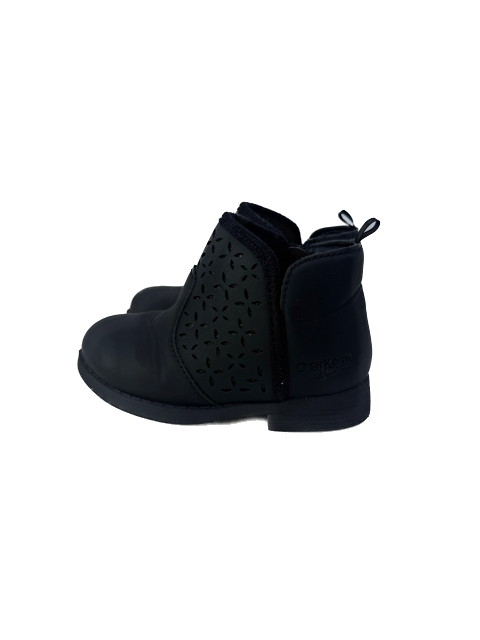 Osh Kosh Girls Black Boots Size: 7 Toddler Black