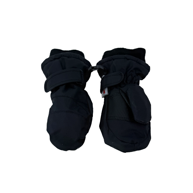 Wildbreakers Unisex Black Hat & Mitten set Size: 1-2 Years Black