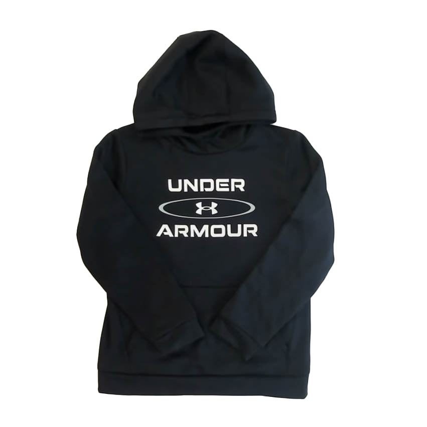 Under Armour Boys Black Hoodie Size: 8-10 Years Black