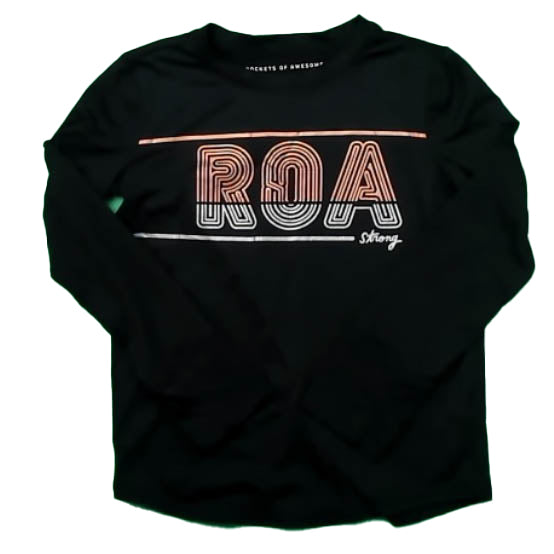 Rockets Of Awesome Boys Black Long Sleeve T-Shirt Size: 6 Years Black