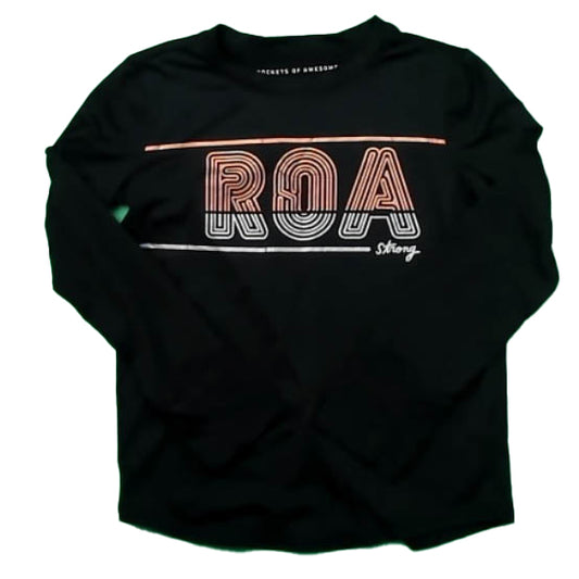 Rockets Of Awesome Boys Black Long Sleeve T-Shirt Size: 6 Years Black
