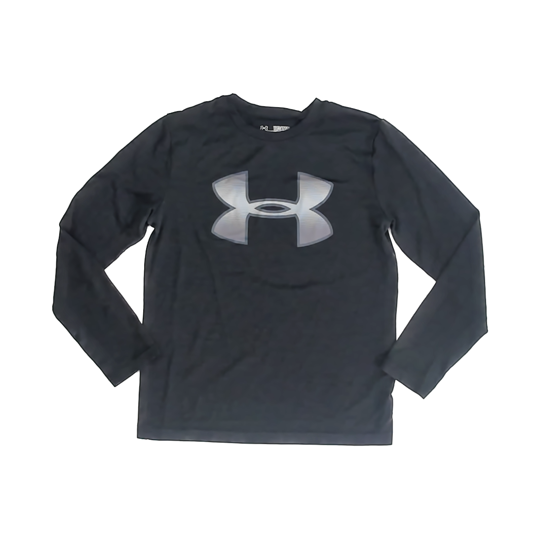 Under Armour Boys Black Athletic Top Size: YMD 10-12 Years Black
