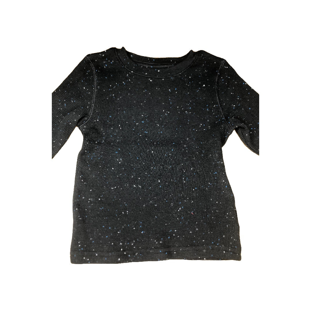 Cat & Jack Girls Black Long Sleeve T-Shirt Size: 18 months Black