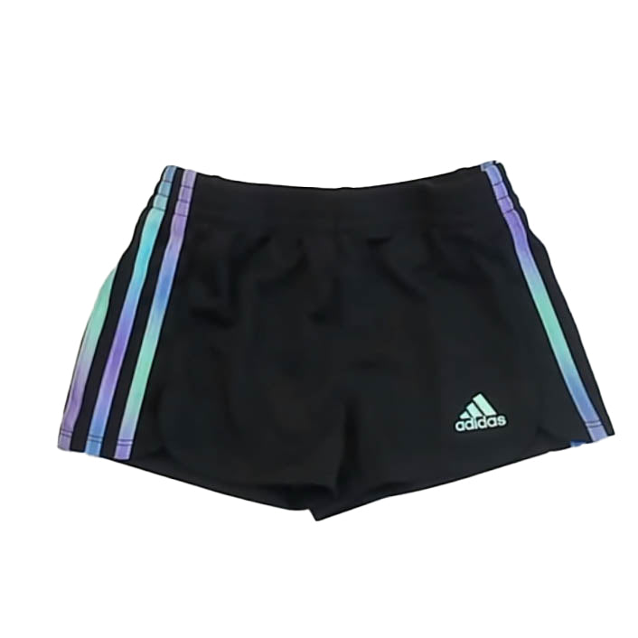 Adidas Girls Black Athletic Shorts Size: 4T Black