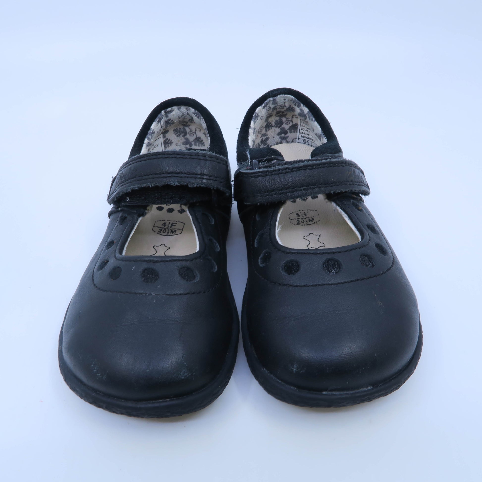 Clark's First Shoes Girls Black Shoes Size: 4.5 Infant Black