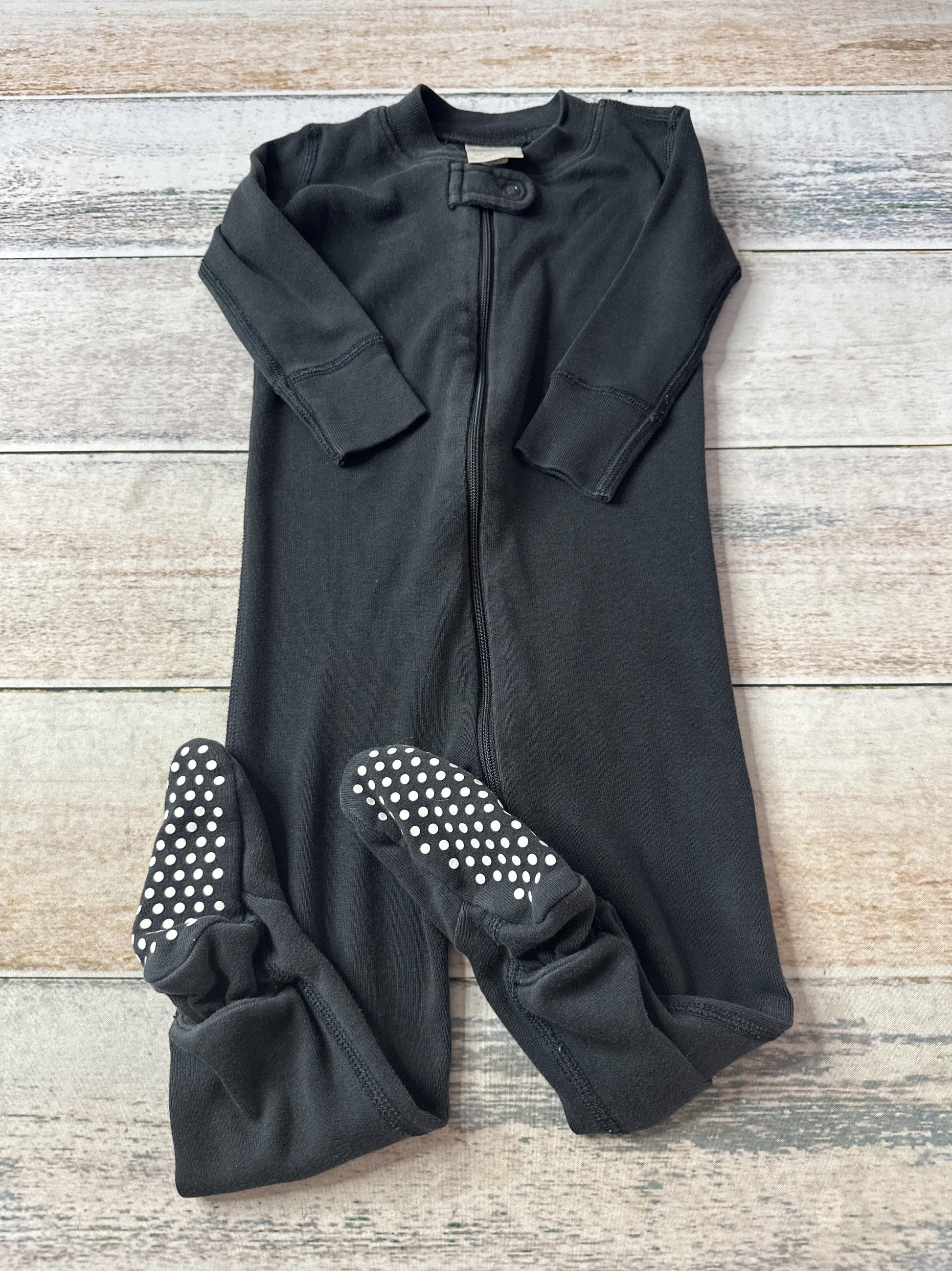 Hanna Andersson Unisex Black Pajamas Size: 6-12 months Black