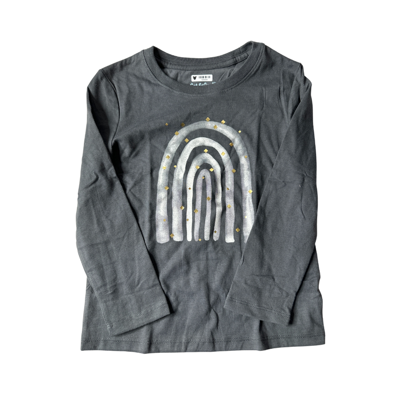 Cat & Jack Girls black Long Sleeve T-Shirt Size: 5T black