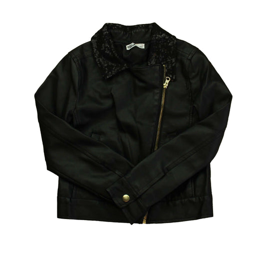 Epic Threads Girls Black Jacket Size: 6-7 Years