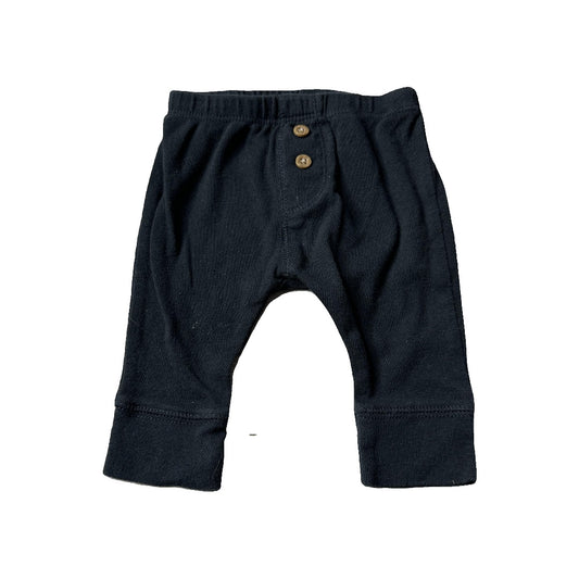 Carters Unisex Black Pants Size: 3 months Black