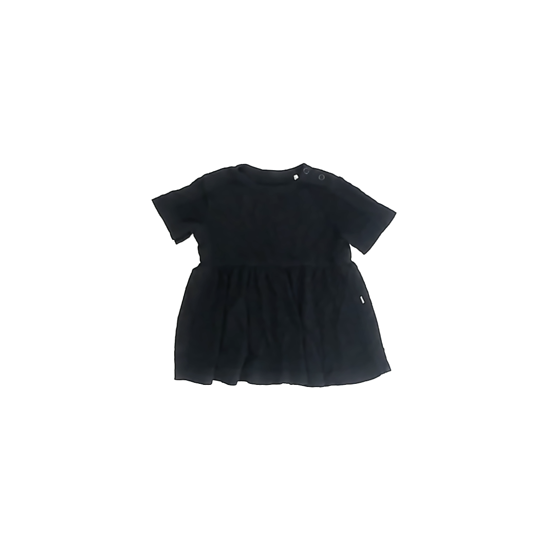 Posh Peanut Girls Black Dress Size: 12-18 Months Black