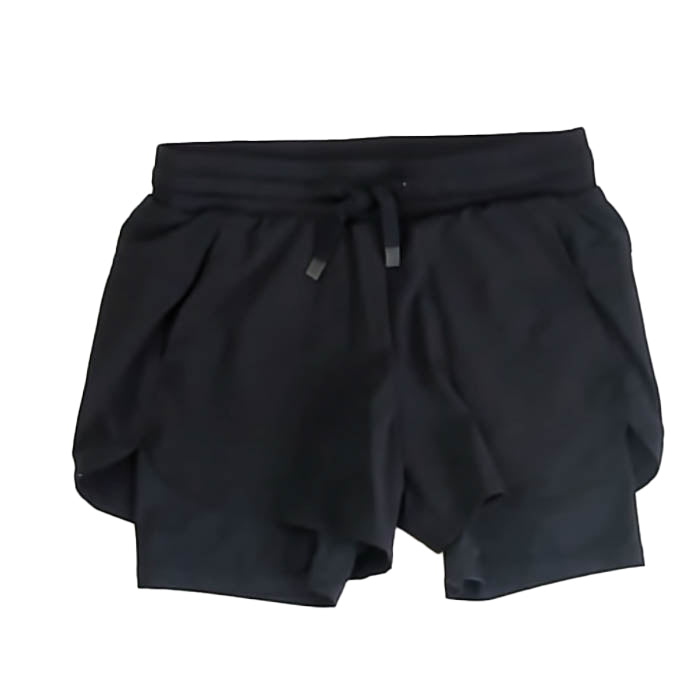 All in Motion Girls Black Athletic Shorts Size: 8 Years Black