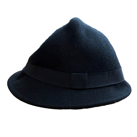 Zara Girls Black Hat Size: 2-5T Black