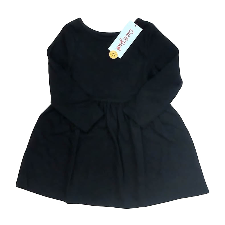 Cat & Jack Girls Black Dress Size: 2T Black