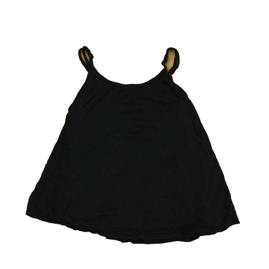 Flowers By Zoe Girls Black Tank Top Size: 5-6 Years Black