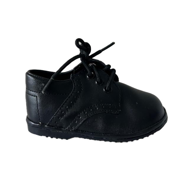 Angel Boys Black Shoes Size: 4 Infant Black