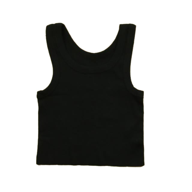 Rowdy Sprout Girls Black Tank Top Size: 2T Black