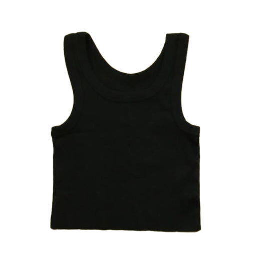 Rowdy Sprout Girls Black Tank Top Size: 2T Black