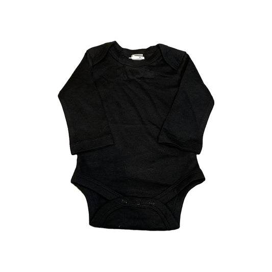 Colored Organics Unisex Black Onesie Size: 3-6 months Black