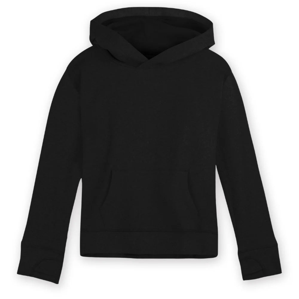 Mightly Boys Black Hoodie Size: 6-14 Years